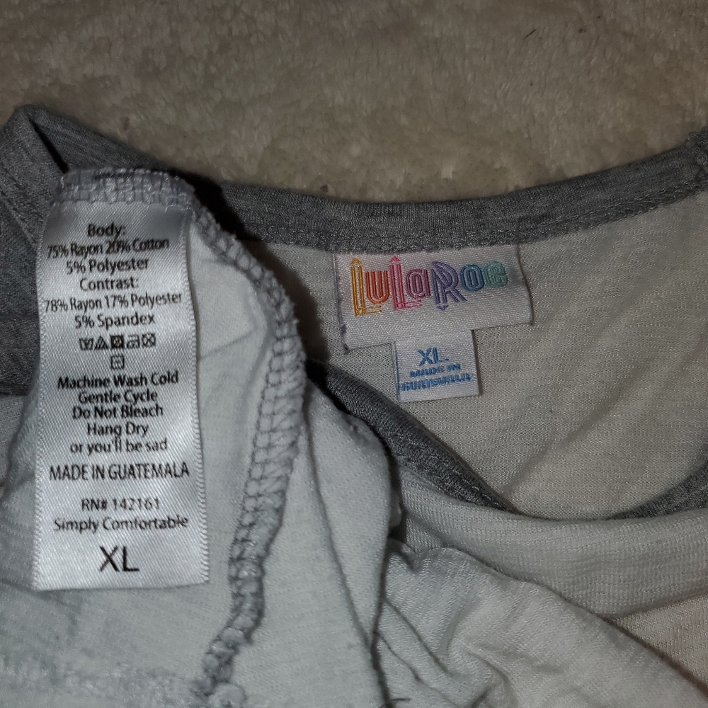 Lula Roe Randy baseball tee - Picture 2 of 5